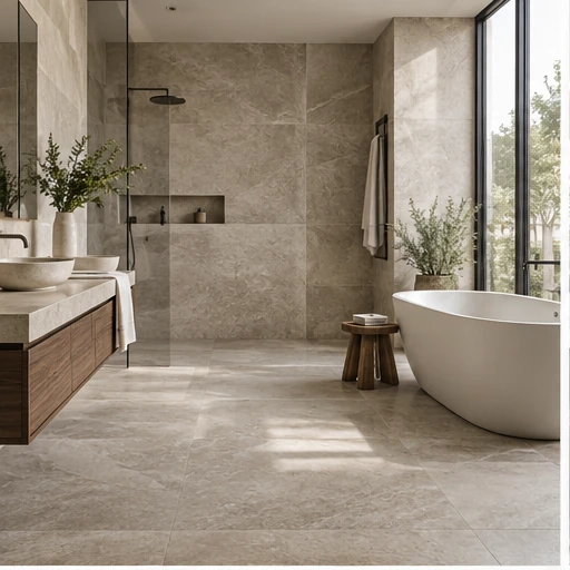 Bathroom tiles