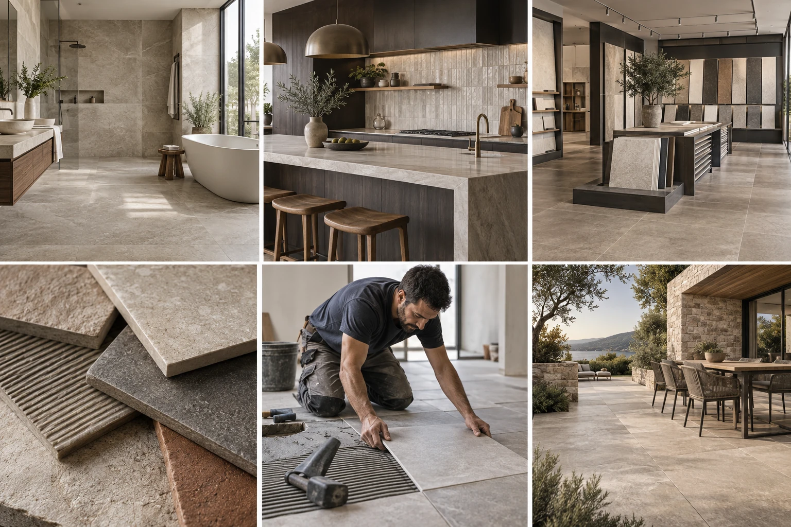 Tile inspirations collage